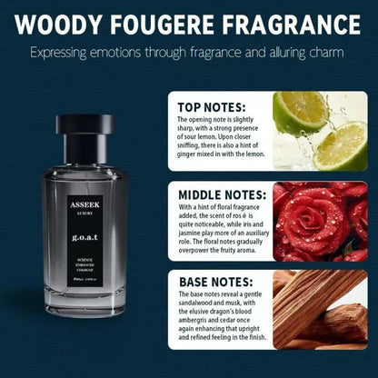 ASSEEK Midnight Marine Man Men's Perfume-OceanAroma 80ml Woody Amber