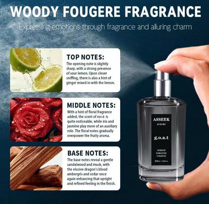 ASSEEK Midnight Marine Man Men's Perfume-OceanAroma 80ml Woody Amber